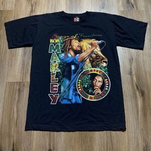 Vintage Bob Marley Shirt Mens LARGE HOT ICE In‎ Memory Reggae Legend 90s Tee